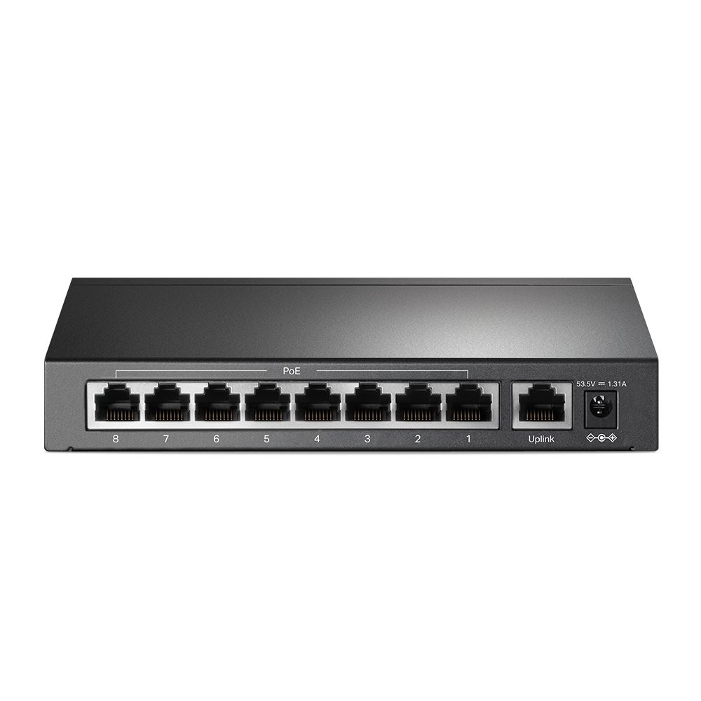 TP-Link TL-SF1009P 9-Port 10/100Mbps Desktop Switch with 8-Port PoE+ - Image 4