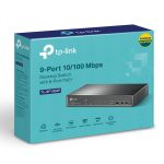 TP-Link TL-SF1009P 9-Port 10/100Mbps Desktop Switch with 8-Port PoE+ - Image 5
