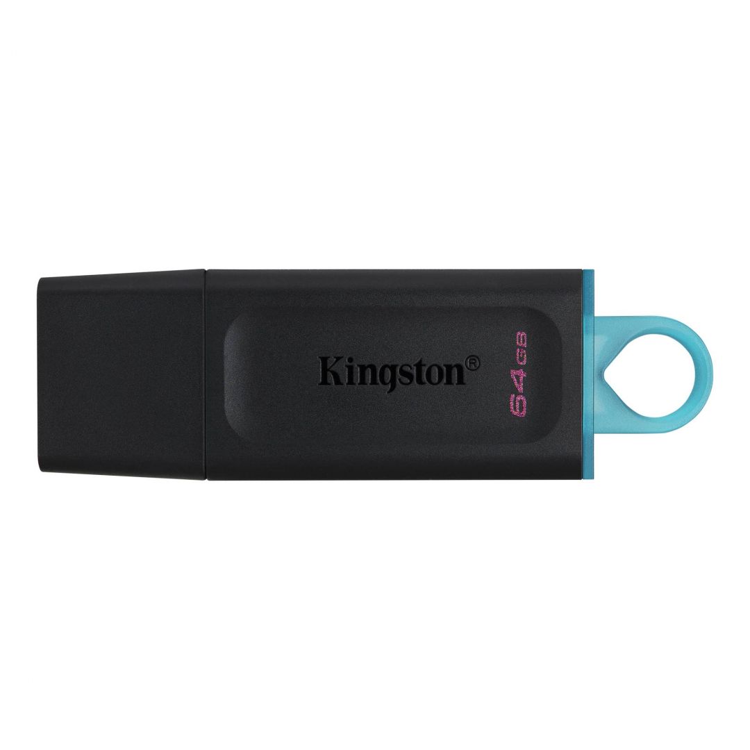 Kingston 64GB DataTraveler Exodia Black/Teal - Image 1