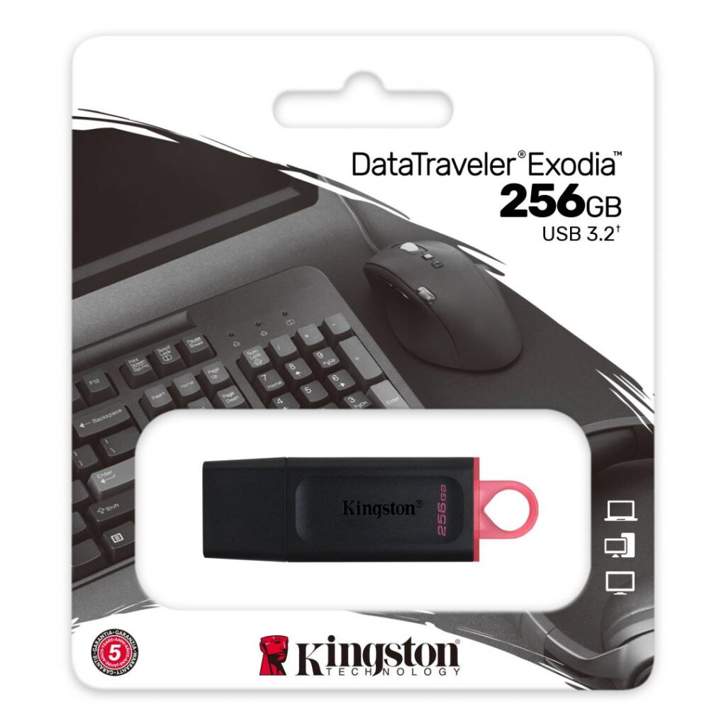 Kingston 256GB DataTraveler Exodia Black/Pink - Image 3
