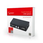 Gembird 2-port manual USB Switch - Image 5