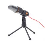 Gembird MIC-D-03 Desktop microphone with a tripod Black - Image 2