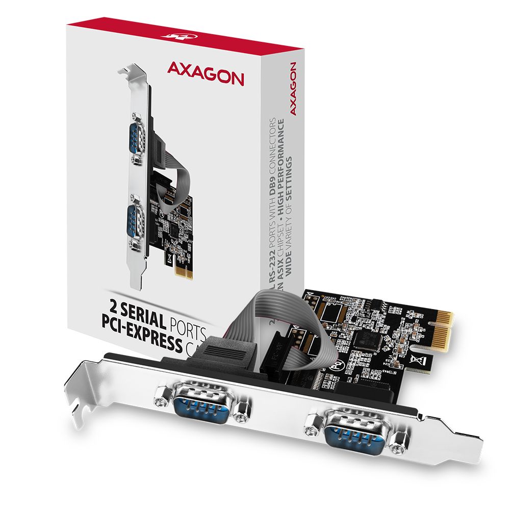 AXAGON PCEA-S2N PCIE controller 2x Serial - Image 3