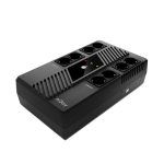 NJOY Szünetmentes 600VA - Token 600 (8 Schuko, line-interaktív, HID USB, túlfeszültség védett, fekete)