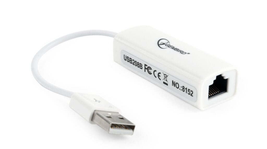 Gembird NIC-U2-02 USB2.0 LAN adapter White - Image 3