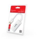 Gembird NIC-U2-02 USB2.0 LAN adapter White - Image 4