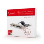 Gembird PEX-COMLPT-01 COM serial port + LPT port PCI-Express add-on card, with extra low-profile bracket - Image 2