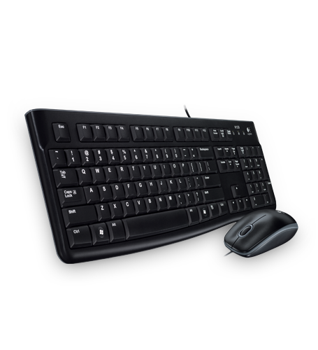 LOGITECH Billentyűzet + egér - MK120 Vezetékes Combo USB, HUN