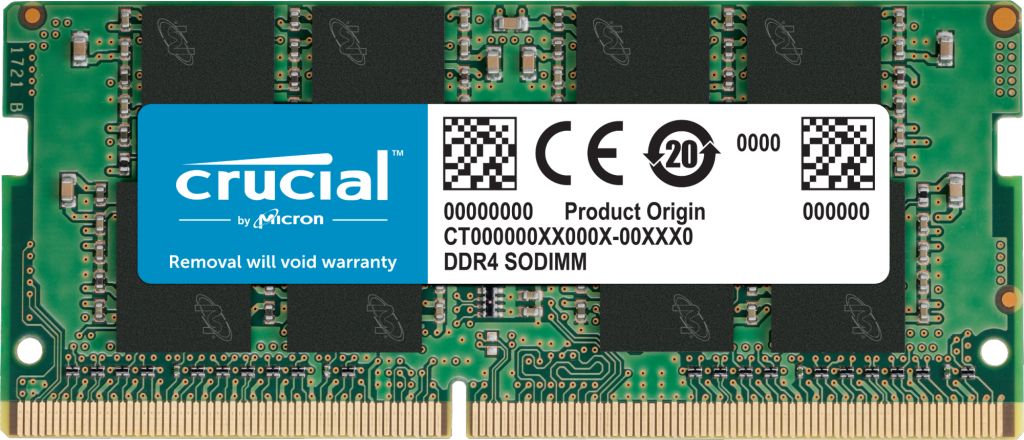 crucial-8gb-ddr4-3200mhz-sodimm_1.jpg Crucial 8GB DDR4 3200MHz SODIMM OEM - Image 1