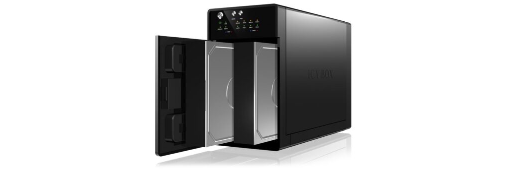 Raidsonic IcyBox IB-RD3620SU3 External dual RAID system for 3.5" SATA I/II/III HDD with USB 3.0 and eSATA - Image 2