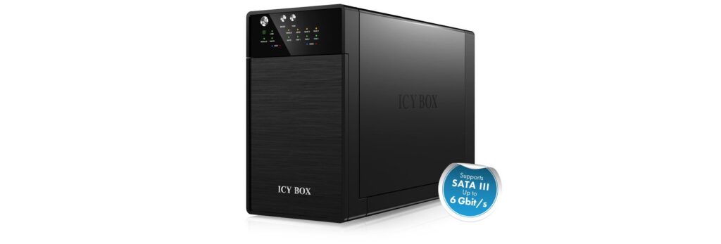 Raidsonic IcyBox IB-RD3620SU3 External dual RAID system for 3.5" SATA I/II/III HDD with USB 3.0 and eSATA - Image 4