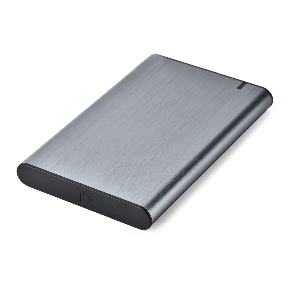 Gembird E2-U3S-6-GR USB3.1 Enclosure Aluminium with USB Type-C Grey - Image 2