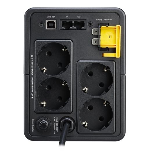 APC BX950MI-GR Back BX 950VA UPS - Image 3