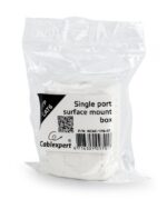 Gembird NCAC-1F6-01 CAT6 FTP single port surface mount box - Image 3