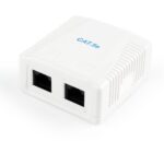 Gembird NCAC-2U5E-01 CAT5E UTP 2-port surface mount box - Image 2