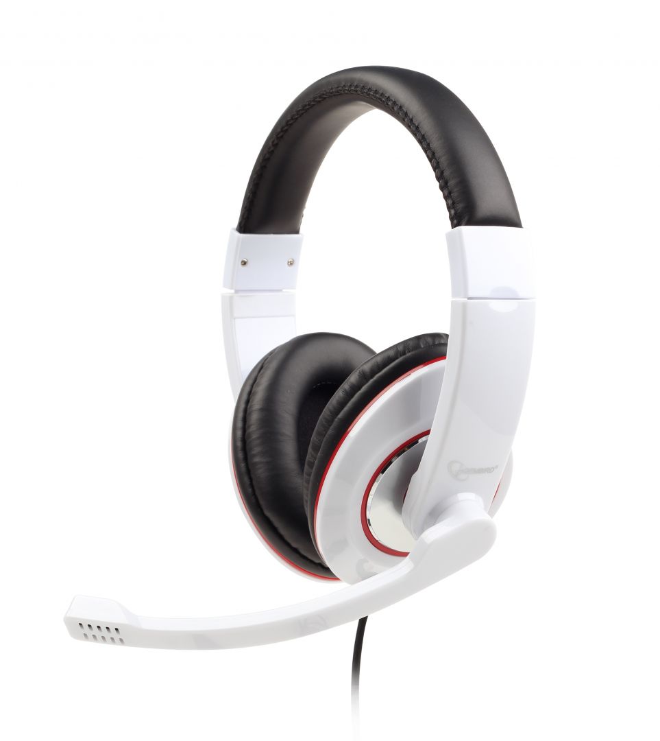 Gembird MHS-001-GW Headset White - Image 1