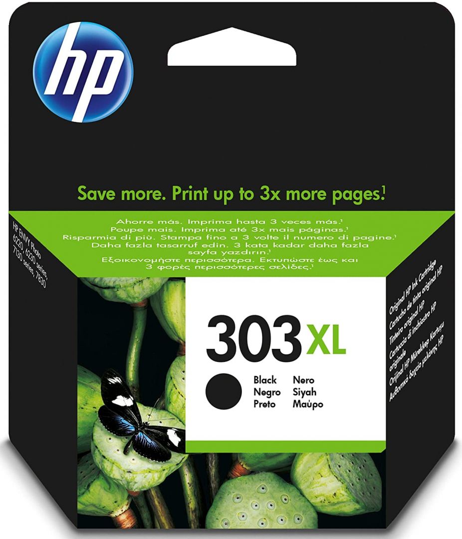 HP T6N04AE (303XL) Black tintapatron - Image 1