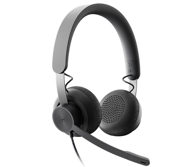 Logitech UC Zone Wired Headset Black - Image 1