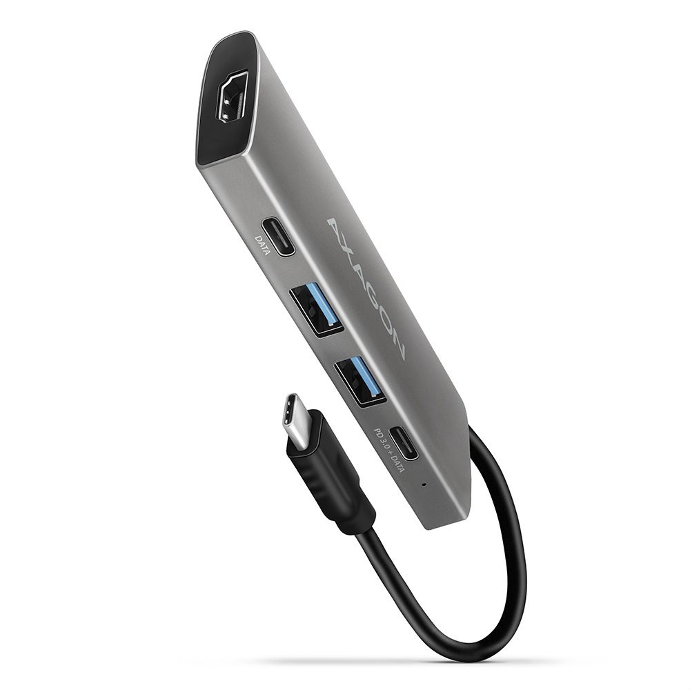 AXAGON HMC-5G2 SuperSpeed USB-C 10 Gbps SpeedSter 5H hub - Image 1