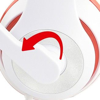 Gembird MHS-03-WTRD Stereo Headset White/Red - Image 3