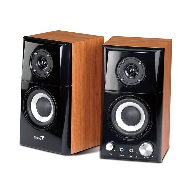 Genius SP-HF500A II 2.0 Speaker Wood - Image 1