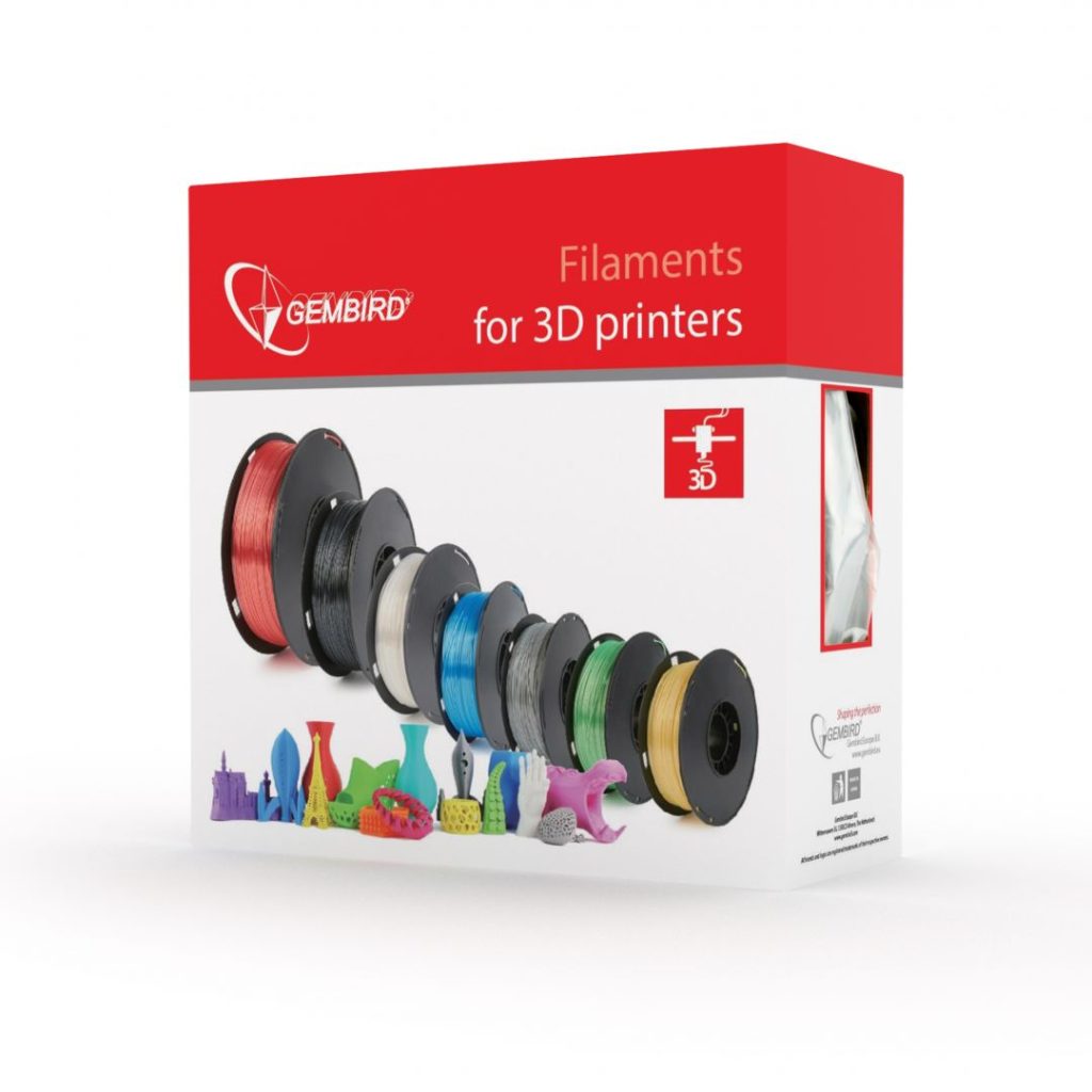Gembird 3DP-PLA1.75-01-P Filament PLA Pink 1,75mm 1kg - Image 3