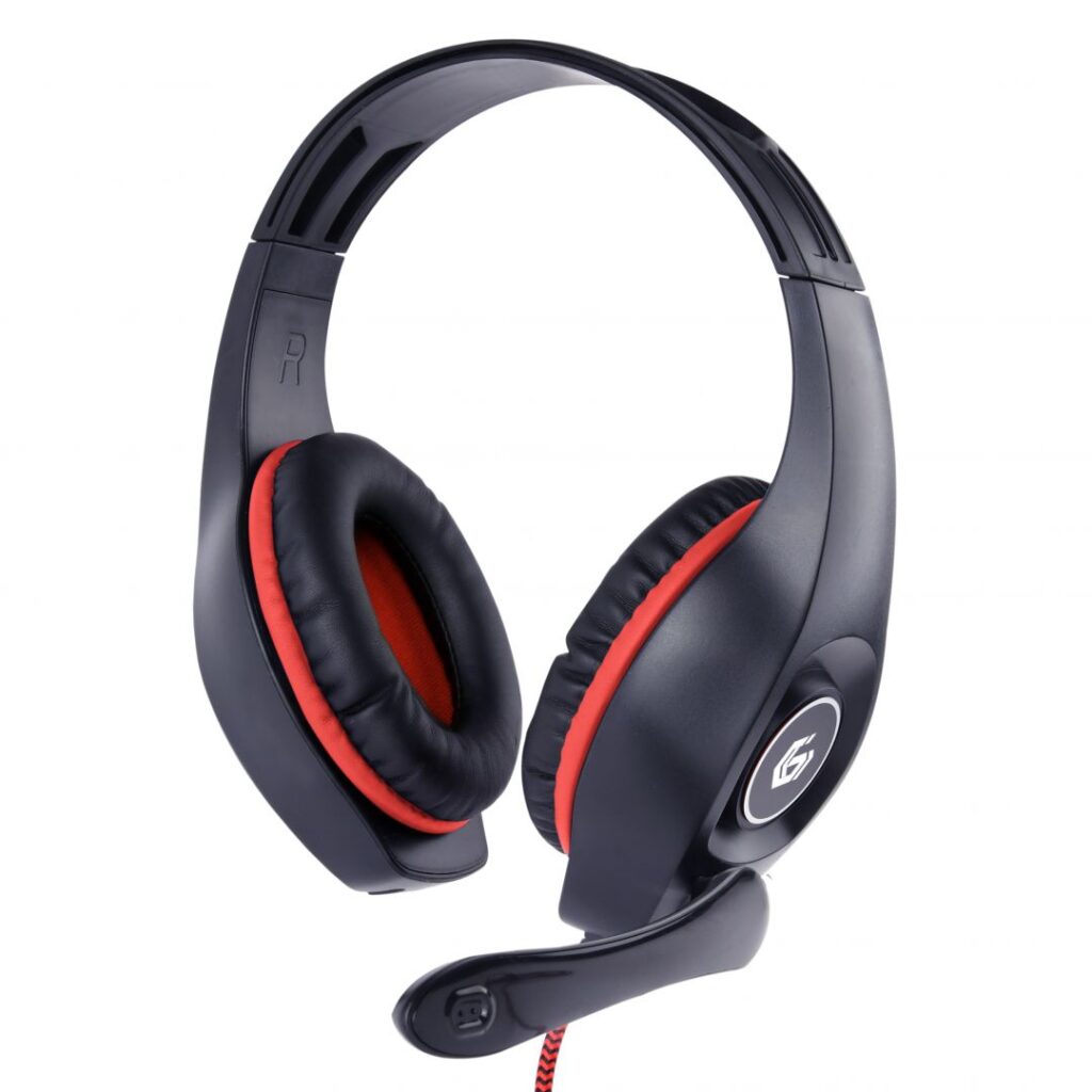 Gembird GHS-05-R Gaming Headset Black/Red - Image 1