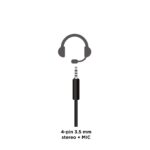 Gembird GHS-05-R Gaming Headset Black/Red - Image 3