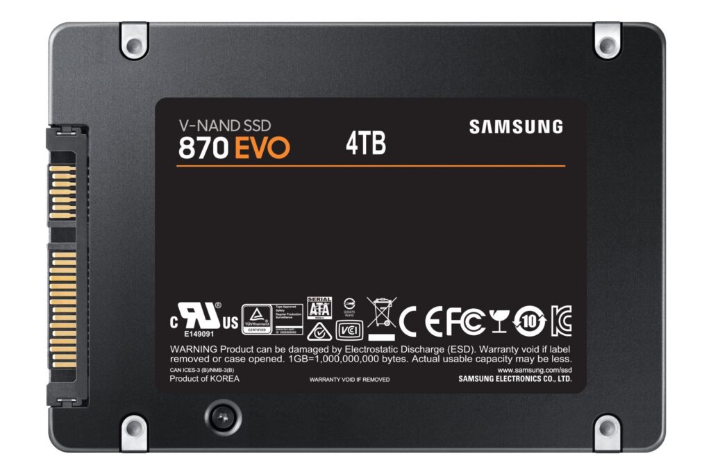 Samsung 4TB 2,5" SATA3 870 Evo - Image 5