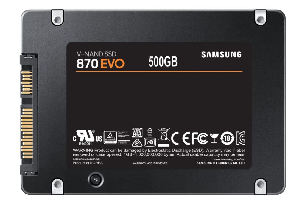 Samsung 500GB 2,5" SATA3 870 Evo - Image 5