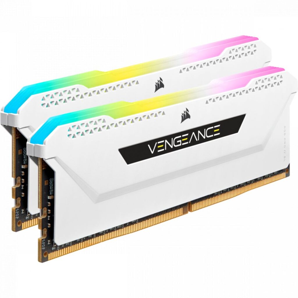 Corsair 16GB DDR4 3600MHz Kit(2x8GB) Vengeance RGB Pro SL White - Image 2