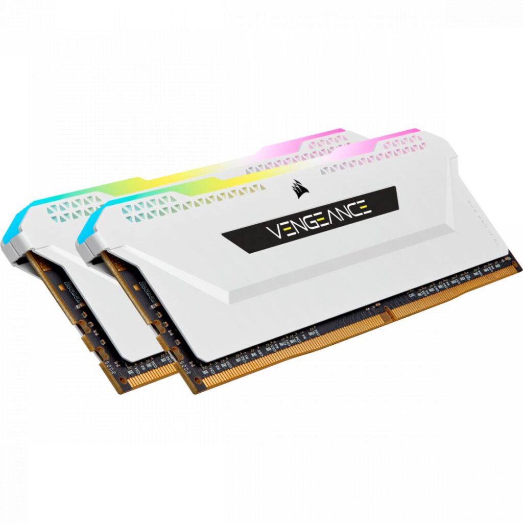 Corsair 16GB DDR4 3600MHz Kit(2x8GB) Vengeance RGB Pro SL White - Image 3