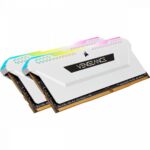 Corsair 16GB DDR4 3200MHz Kit(2x8GB) Vengeance RGB Pro SL White - Image 3