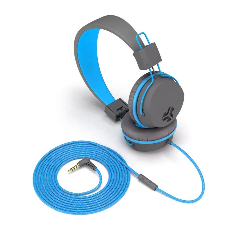 JLab Jbuddies Studio Kids Headphones Graphite/Blue - Image 4