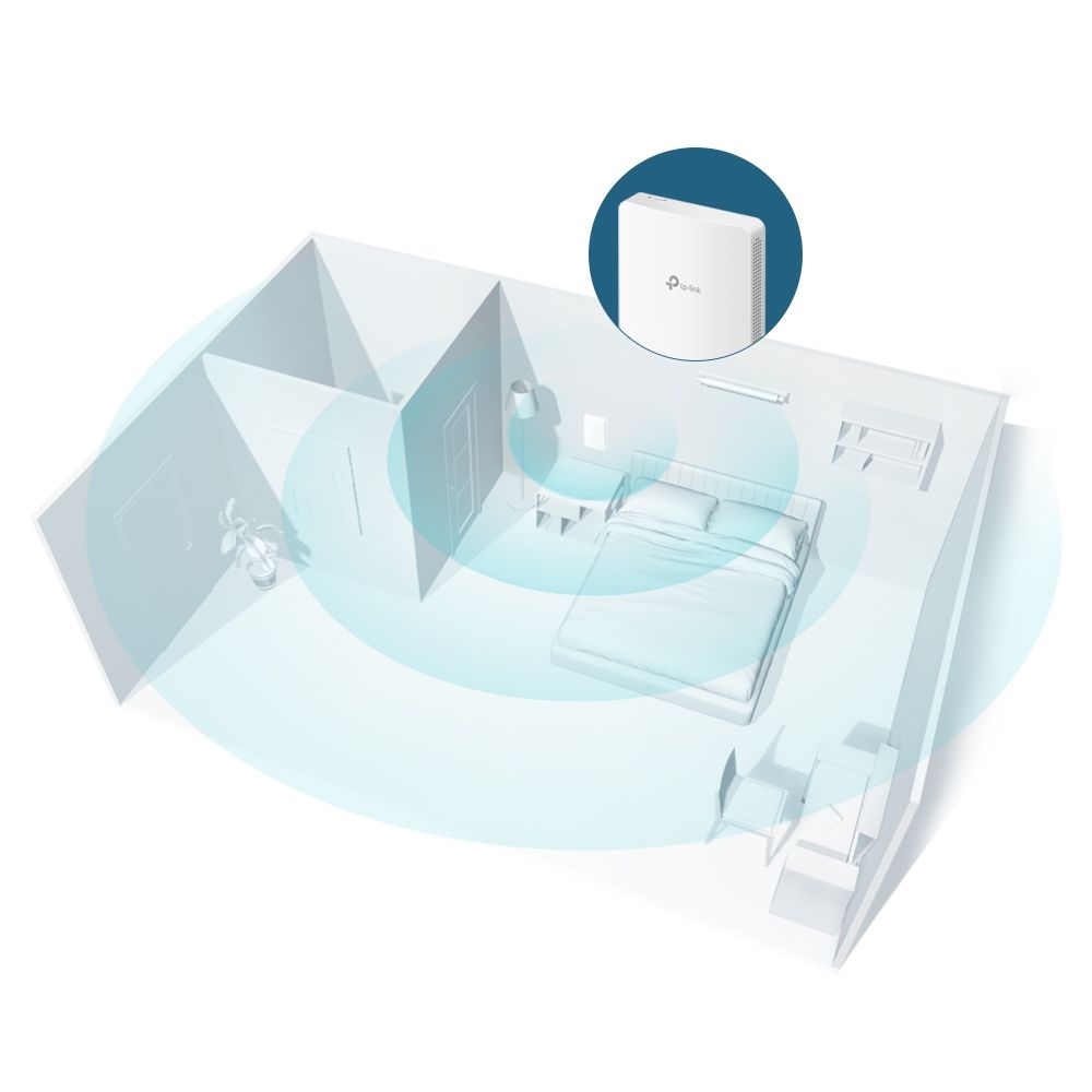 tp-link-eap235-wall-omada-ac1200-wireless-mu-mimo-gigabit-wall-plate-access-point_4.jpg TP-Link EAP235-Wall Omada AC1200 Wireless MU-MIMO Gigabit Wall Plate Access Point White - Image 4