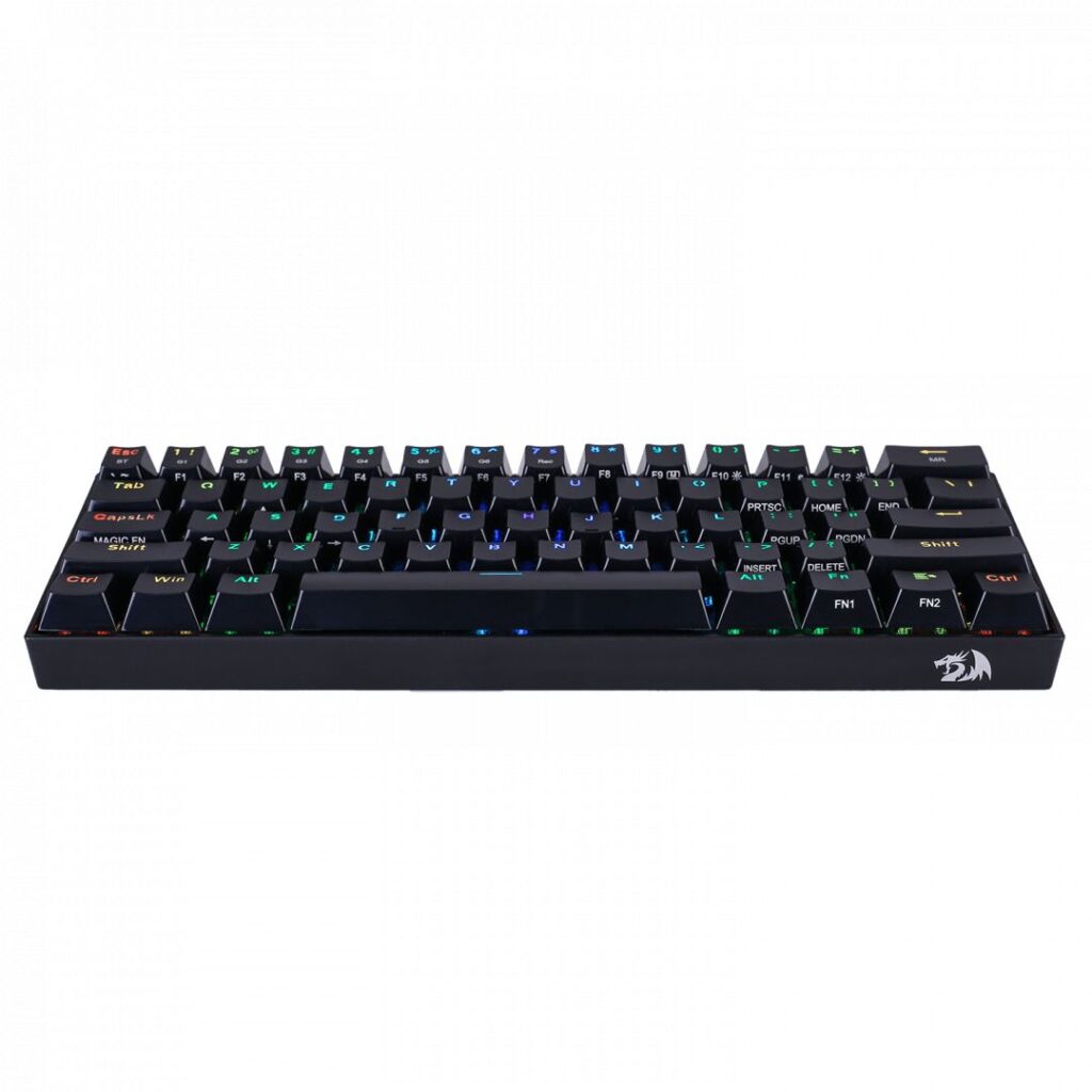 Redragon Draconic Compact RGB Wireless Blue Mechanical Tenkeyless Designed Bluetooth Gaming Keyboard Black HU - Image 6