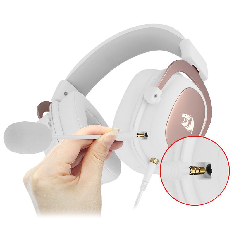 Redragon Zeus 7.1 Gaming Headset White - Image 6