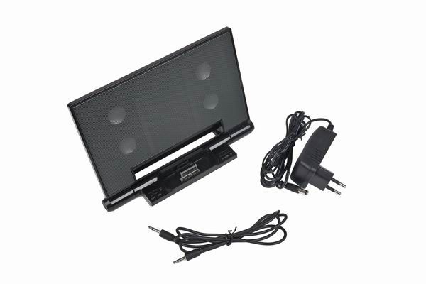 Gembird SPK320i Portable speakers with universal dock for iPhone and iPod Black - Image 3