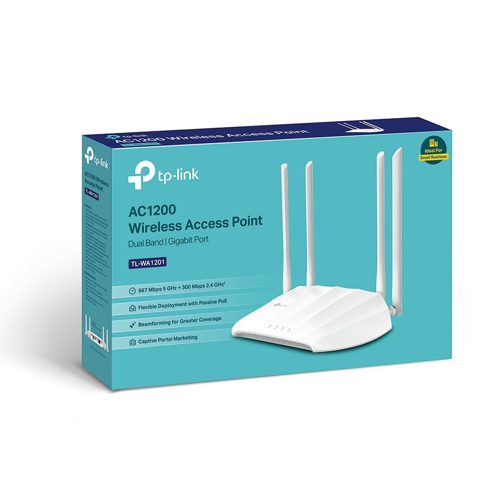 TP-LINK Wireless Access Point Dual Band AC1200 Asztali, TL-WA1201 - Image 3