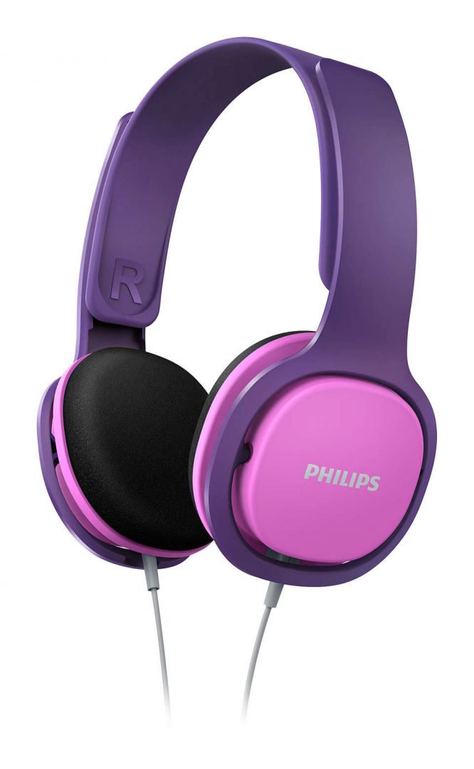 Philips SHK2000PK Headphones Puprle/Pink - Image 2