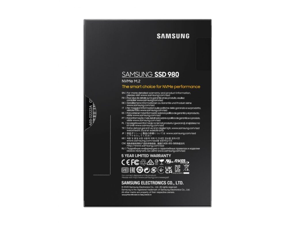 Samsung 500GB M.2 2280 NVMe 980 Basic - Image 6