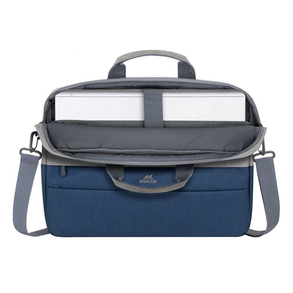 RivaCase 7532 Anti-theft Laptop Bag 15,6" Grey/Dark Blue - Image 10