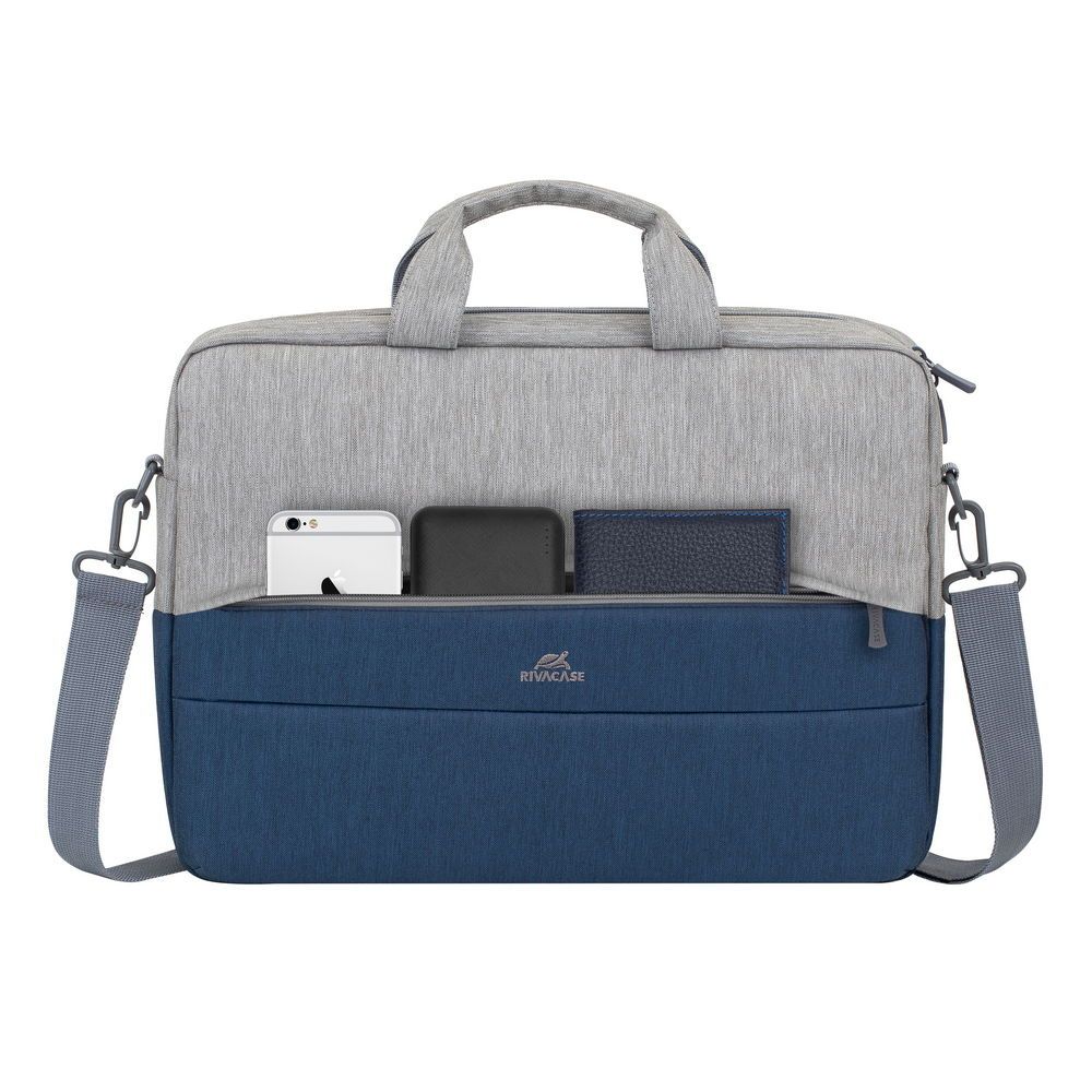 RivaCase 7532 Anti-theft Laptop Bag 15,6" Grey/Dark Blue - Image 15