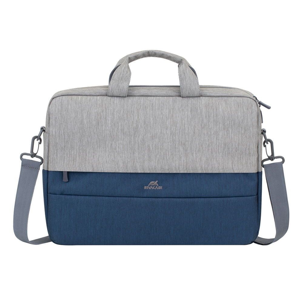 RivaCase 7532 Anti-theft Laptop Bag 15,6" Grey/Dark Blue - Image 2