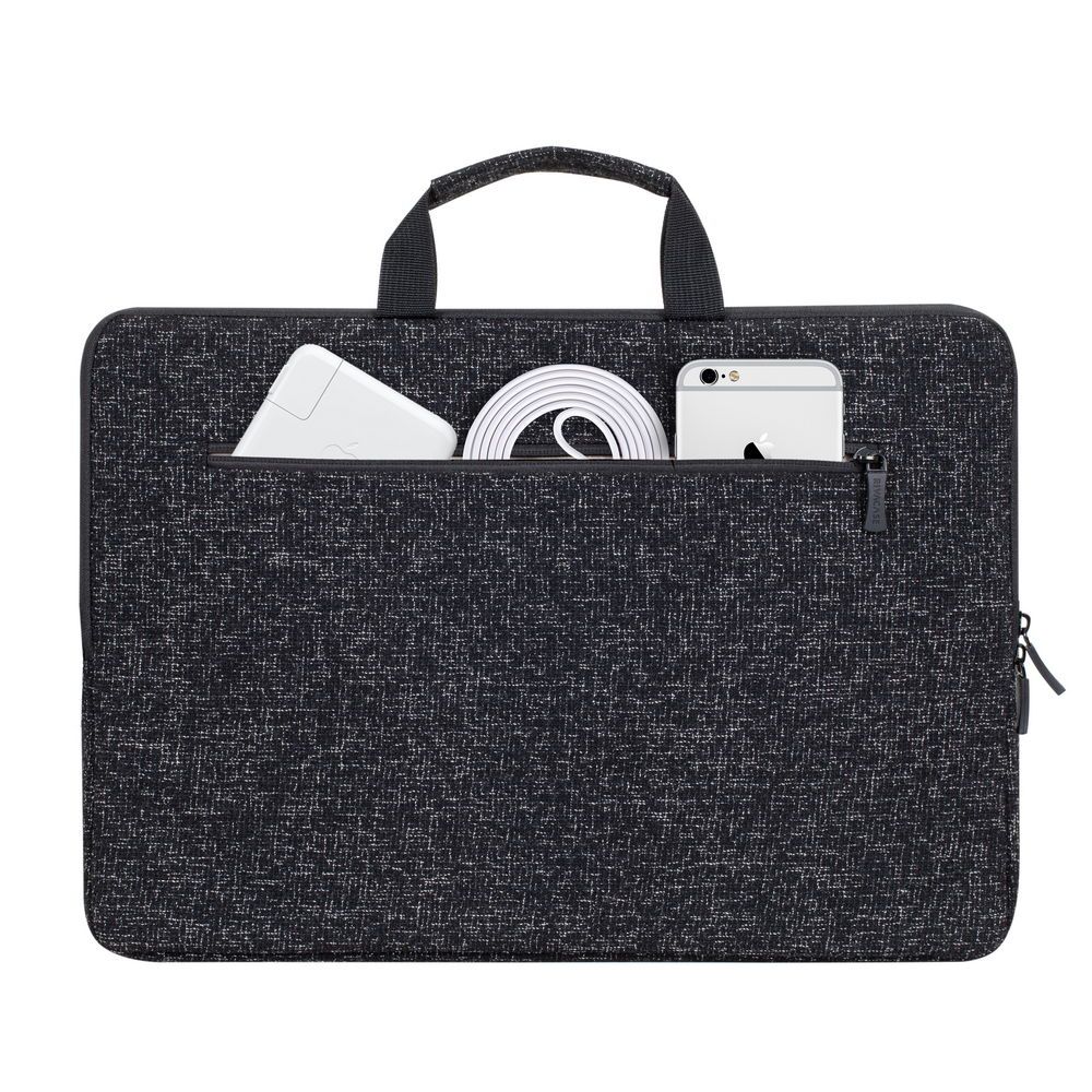 RivaCase 7915 Laptop Sleeve With Handles 15,6" Black - Image 4
