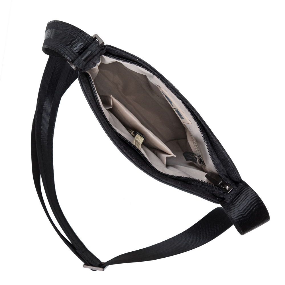 RivaCase 8509 Canvas Crossbody Black - Image 10