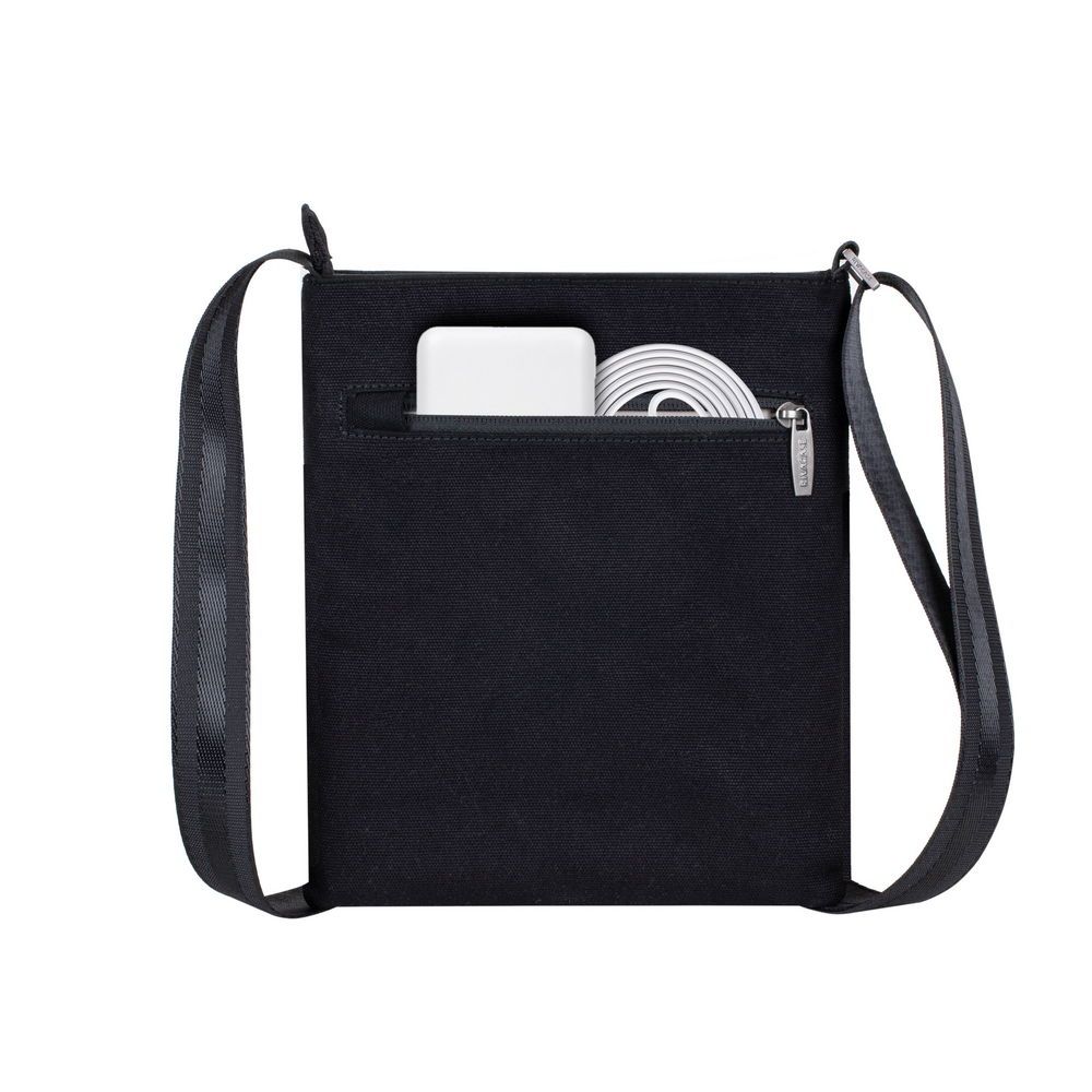 RivaCase 8509 Canvas Crossbody Black - Image 13