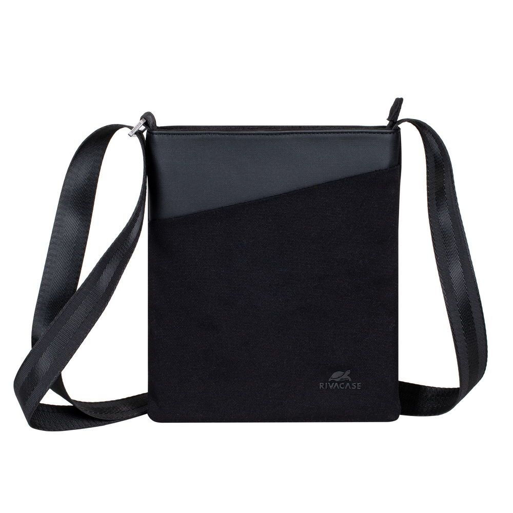 RivaCase 8509 Canvas Crossbody Black - Image 2