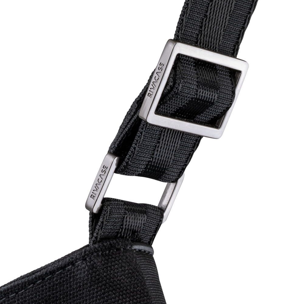 RivaCase 8509 Canvas Crossbody Black - Image 8