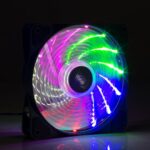 Akyga AW-12D-LED System Fan 12cm Rainbow LED - Image 3